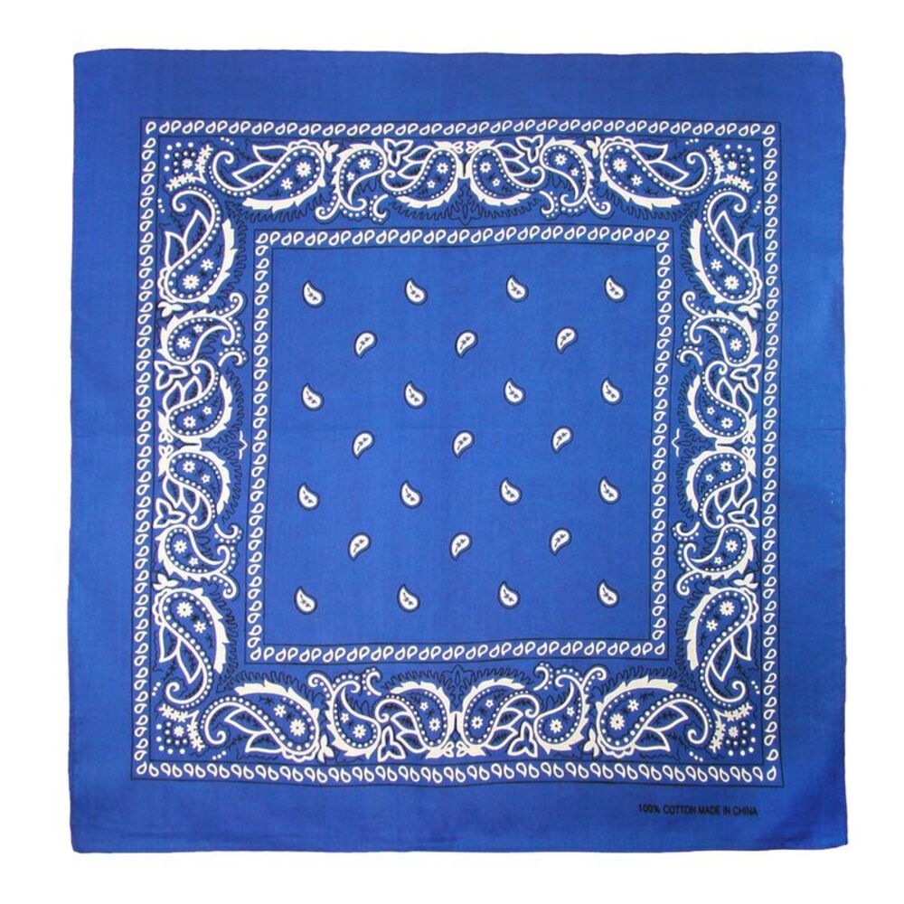 CTM Classic Cotton Paisley Bandana - All-Purpose Function and Style